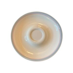 Vtg 90s Pfaltzgraff Aura Pink Blue/Gray Chip & Dip Platter 11.5”